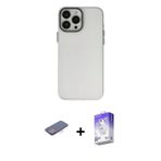 iPhone 13 Pro Max Kılıf Ahenk Çizgi Prime - Siyah Bilvis 5in1 3D Magic Cam Ekran Koruyucu + Pem