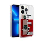 iPhone 13 Pro Max Kılıf Desenli Sıvılı Drink Silikon Kapak