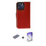 iPhone 13 Pro Max Kılıf Siluet Işık Serisi - Siyah Bilvis 5in1 3D Magic Cam Ekran Koruyucu + Pe