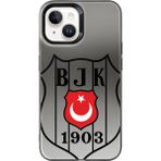 iPhone 13 Uyumlu Beşiktaş Büyük Arma Bayrak Premium Lisanslı Telefon Kılıfı - Şeffaf