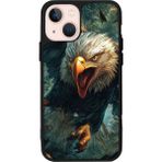 iPhone 13 Uyumlu Besiktas Tasarımlı Glossy Premium Kılıf - Siyah - Beşiktaş-142