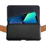 İphone 13 Uyumlu Kılıfı Kemer Kılıf | Kapaklı Bel Kemere Takılan Kılıf