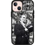 iPhone 13 Uyumlu Mustafa Kemal Ataturk Tasarımlı Glossy Premium Kılıf - Siyah - Atatürk-287