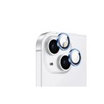 Iphone 13 Uyumlu Safir Kamera Lens Koruyucu (Kolay Takma Aparatlı) Cl-12 Gümüş
