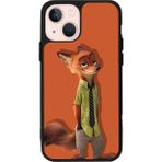 iPhone 13 Uyumlu Zootropolis Tasarımlı Glossy Premium Kılıf - Siyah - Zootropolis-1301