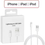 Iphone 14-13-12-11 Xr Xs 8-7 Lighting 1metre USB Şarj KABLOSU-(5775) - Beyaz
