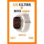 Iphone 14 14 Pro Uyumlu Watch 8 Ultra Gs 8 Ultra Watch 49 mm Vidalı Model Akıllı Saat - 35 - 48 mm - Alaska Mavi