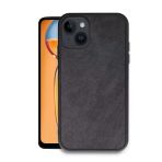 İphone 14 Kılıf Aras Deri Kapak - Siyah