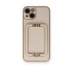 iPhone 14 Kılıf Coco Elit Kapak - Gold