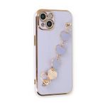 İphone 14 Kılıf Esila Silikon - Lila