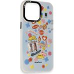 İphone 14 Kılıf Estoril Desenli Kapak - Estoril - 16