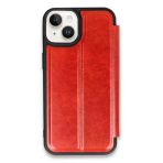 İphone 14 Kılıf Flip Cover - Kırmızı
