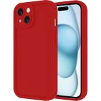 İphone 14 Kılıf Viera Silikon - Kırmızı