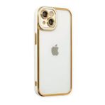 iPhone 14 Liva Lens Silikon - Beyaz Cep Telefonu Kılıfı