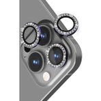 İphone 14 Pro / 14 Pro Max Tasli Metal Kamera Lens Koruyucu 3Lu Set