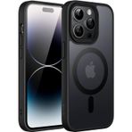 IPhone 14 Pro 6.1 inç Telefon Kılıfı, MagSafe Uyumlu, Yarı Saydam Mat, İnce Tasarım, Siyah