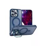 İphone 14 Pro 6.1" Standguard Magsafe Kılıf + Lens Koruma Gece Mavisi