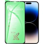 iPhone 14 Pro Ekran Koruyucu 9D Seramik Nano Tam Kaplayan Kavisli