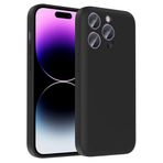 iPhone 14 Pro İle Uyumlu Kılıf Kamera Korumalı Kartlık Hazneli Vitra Kapak 37019 Siyah