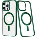 iPhone 14 Pro Kılıf Element Magneticsafe Sert Kapak - Köknar YEŞILI-(5796)