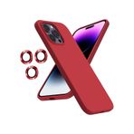 İphone 14 Pro Kılıf Kamera Lensli Lansman Silikon Kapak
