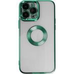 iPhone 14 Pro Kılıf Slot Silikon - Köknar Yeşili-(5796)