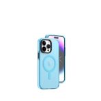 iPhone 14 Pro Max Açık Mavi iKon MagSafe Silikon Kılıf