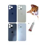 İphone 14 Pro Max Arka Batarya Pil Kapağı Derin Mor (B7000 15 Ml Yapıştırıcı)