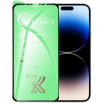 İphone 14 Pro Max Ekran Koruyucu 9d Seramik Nano Tam Kaplayan Kavisli Kırılmaz