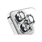 iPhone 14 Pro Max Hd Lens Koruyucu Gümüş Çerçeveli