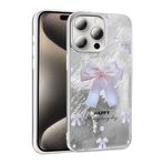iPhone 14 Pro Max İle Uyumlu Kılıf Desenli Mep Kapak 36861 İncili Fiyonk