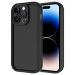 iPhone 14 Pro Max İle Uyumlu Kılıf Kamera Korumalı Ananas Kapak 31847 Siyah