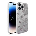 iPhone 14 Pro Max İle Uyumlu Kılıf Kamera Korumalı Figürlü Ponti Silikon Kapak 36586 Beyaz