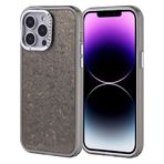 iPhone 14 Pro Max İle Uyumlu Kılıf Taşlı Tasarımlı Kapi Kapak 36873 Siyah