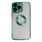 iPhone 14 Pro Max Kılıf Slot Silikon - Köknar Yeşili-(5796)