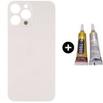 İphone 14 Pro Max Uyumlu Arka Pil Batarya Kapak Gold + B7000