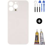 İphone 14 Pro Max Uyumlu Arka Pil Batarya Kapak Gold + Montaj Seti