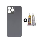İphone 14 Pro Max Uyumlu Arka Pil Batarya Kapak Siyah + B7000