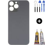 İphone 14 Pro Max Uyumlu Arka Pil Batarya Kapak Siyah + Montaj Seti