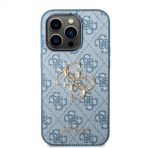 İphone 14 Pro Max Uyumlu Kilif Guess Pu Deri Buyuk Metal Logo Dizaynli Kapak