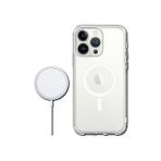 Iphone 14 Pro Max Uyumlu Magsafe Şeffaf Kablosuz Şarj Kılıf