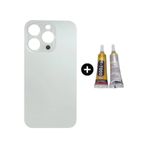 İphone 14 Pro Uyumlu Arka Pil Batarya Kapak Beyaz + B7000