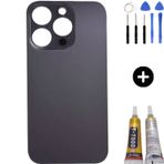 İphone 14 Pro Uyumlu Arka Pil Batarya Kapak Mor + Montaj Kiti
