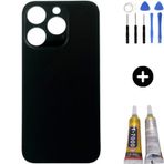 İphone 14 Pro Uyumlu Arka Pil Batarya Kapak Siyah + Montaj Kiti