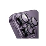 İphone 14 Pro/14 Pro Max Hd Lens Koruyucu Mor Çerçeveli