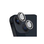 iPhone 14 Uyumlu Taşlı Kamera Koruyucu Lens