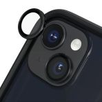 İphone 15 / 15 Plus Mercek Lens Kamera Koruyucu Siyah