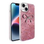 iPhone 15 İle Uyumlu Kılıf Kamera Korumalı Figürlü Ponti Silikon Kapak 36587 Açık Pembe