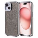 iPhone 15 İle Uyumlu Kılıf Taşlı Tasarımlı Kapi Kapak 36874 Siyah
