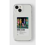 Iphone 15 ile Uyumlu Winx Club Minimalist Poster Tasarım Baskılı Şeffaf Kılıf